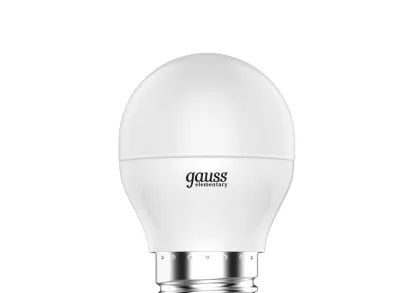 Лампа светодиодная Gauss E27 6W 4100K матовая 53226