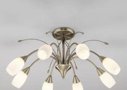 Потолочная люстра Eurosvet 30280/8 античная бронза