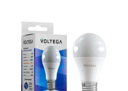 Лампа светодиодная Voltega E27 10.5W 2800К матовая VG2-A2E27warm11W 5737