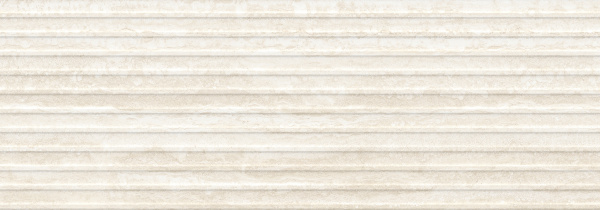 Плитка RCUP Travertino Wall Struttura 3D Dorica Vein Bianco Rett 40x120