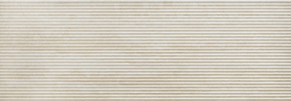 Плитка RCUS Travertino Wall Struttura 3D Pli Vein Bianco Rett 40x120